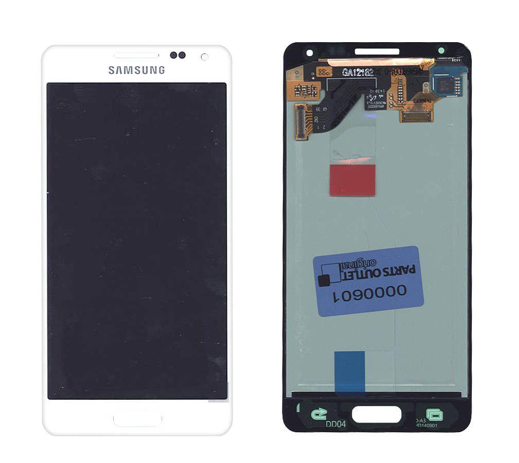Матрица с тачскрином модуль для Samsung Galaxy Alpha SM-G850F белый