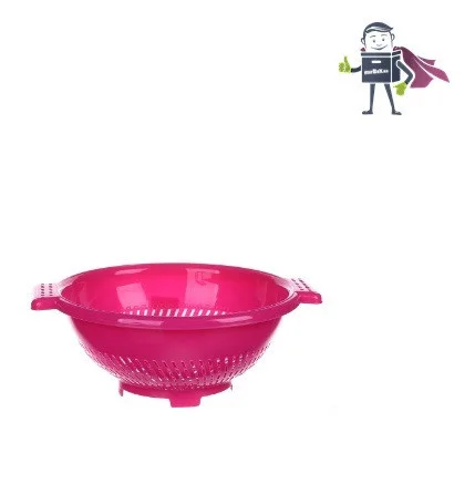 Дуршлаг пластиковый Heidrun Kitchen Mix d25 h10см (HDR-220) розовый