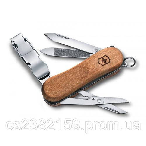 

Ніж складаний Victorinox Nailclip Wood 580 (0.6461.63)