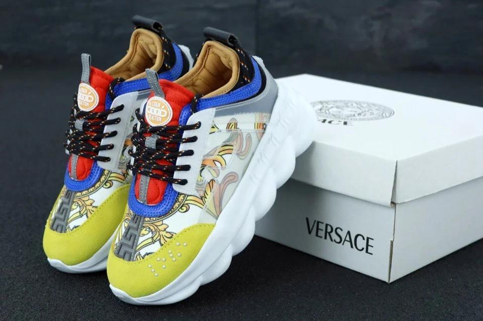 

Женские Кроссовки Versace Chain Reaction White - Yellow, 37