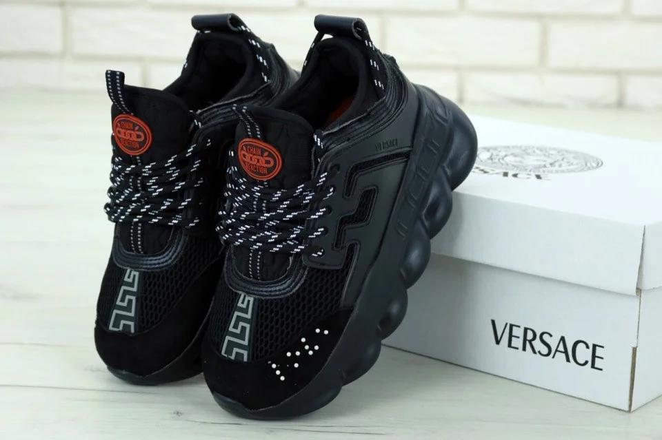 

Женские Кроссовки Versace Chain Reaction Black, 36