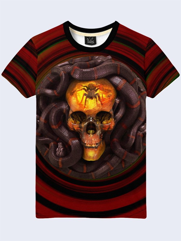 

Футболка Skull and snake