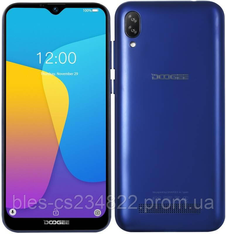 

Смартфон Doogee X90 blue 1/16 гб дуги синий, тонкий с большим дисплеем с двойной камерой на 2 сим карты