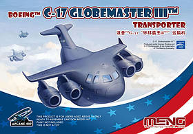 Важкий транспортний літак US C-17 Globemaster III (серія Meng Kids). MENG MODEL PLANE-007