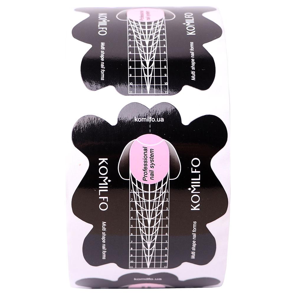 

Komilfo Multi Shape Nail Forms Мультифункціональні форми для нарощування, 500 шт