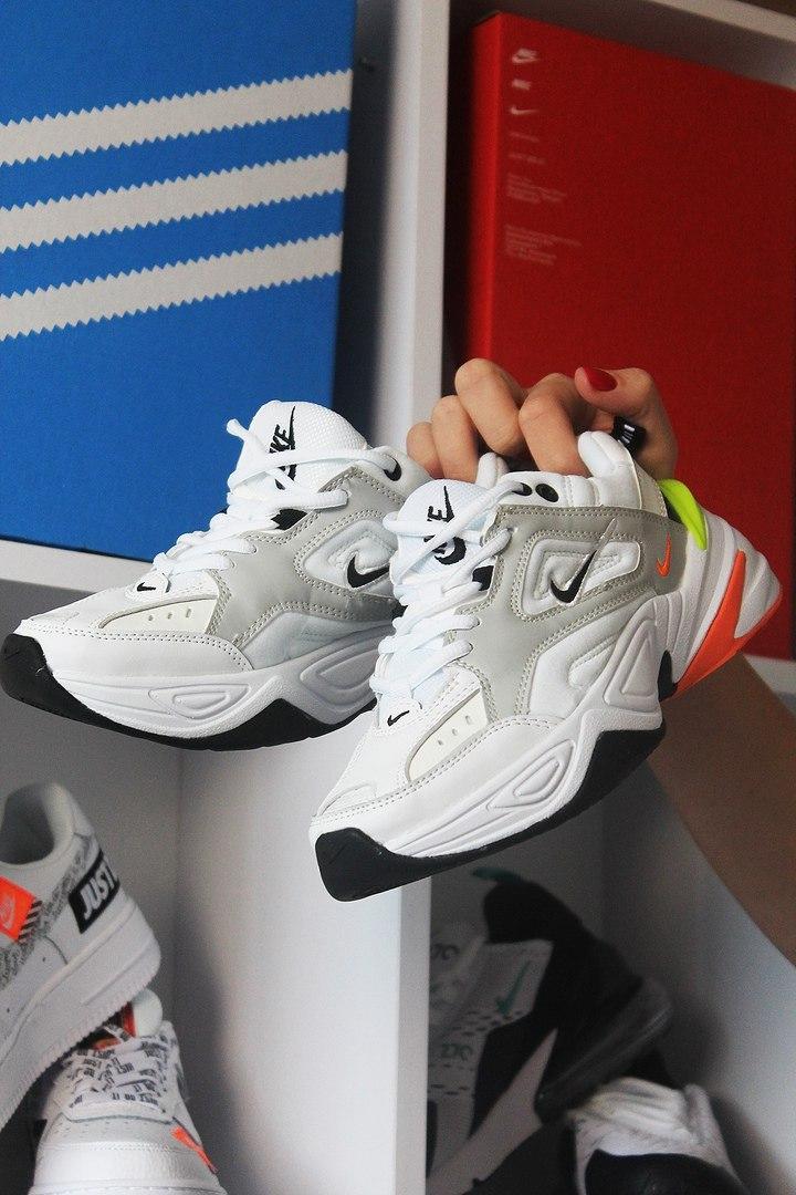 

Женские кроссовки Nike M2K Tekno White Yellow Orange 37