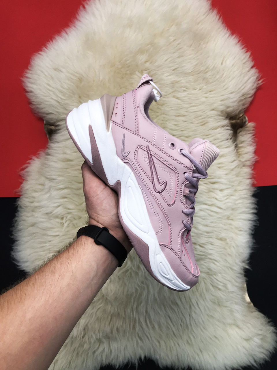 

Nike M2K Tekno Pink White, Розовый