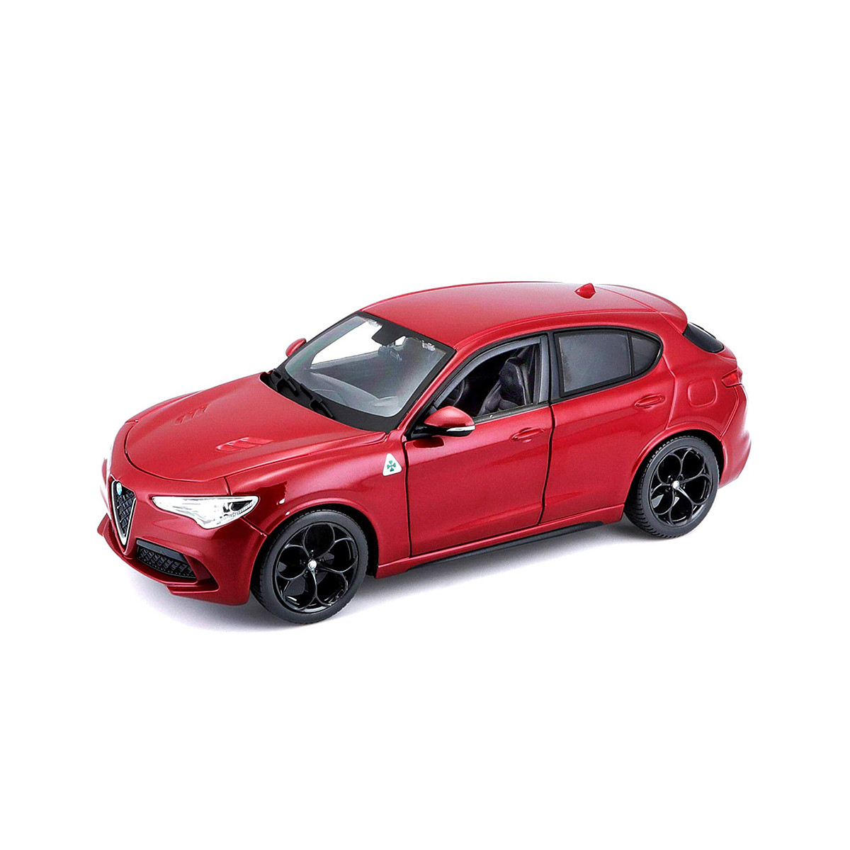 

Bburago Автомодель Alfa Romeo Stelvio красный металлик, 1:24, 18-21086