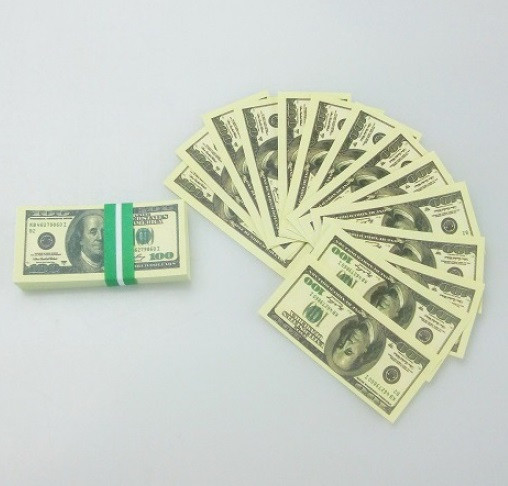 

Пачка 100 баксов мини «конфетти» прикольные доллары оригинальный подарок