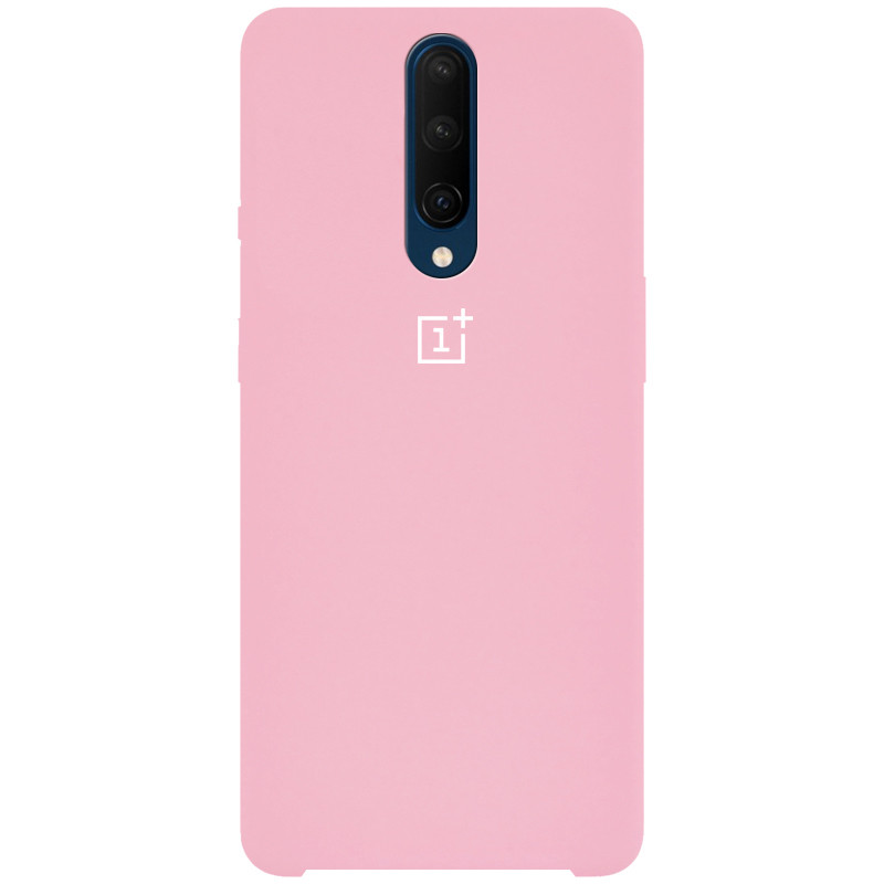 

Чехол силиконовый защитный оригинальный Silicone Cover (AA) для OnePlus 7 Pro Розовый / Cotton Candy