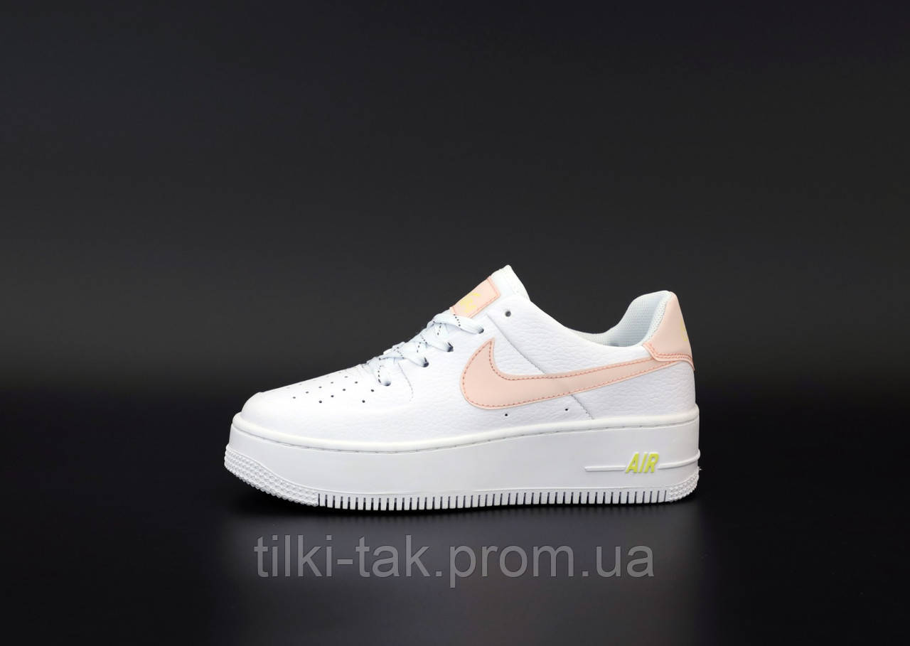 

Женские кроссовки Nlke Air Force Low (37-40), Белый