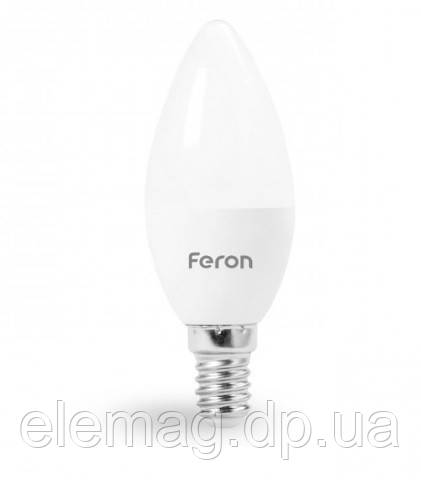 Світлодіодна лампа 4W Feron E14 свічка 4000K