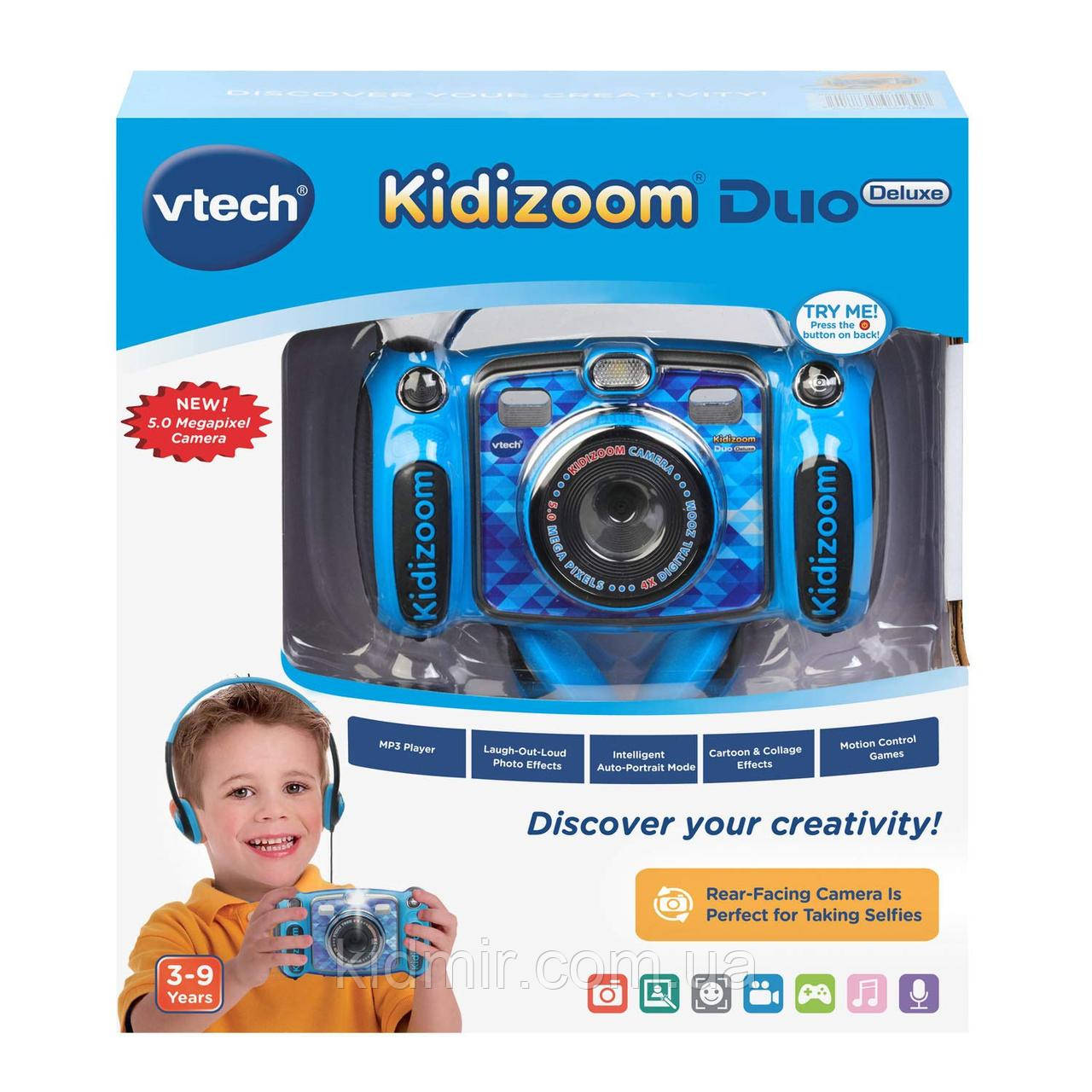 

Детская цифровая камера Vtech Kidizoom Camera DUO 5.0 Deluxe Blue