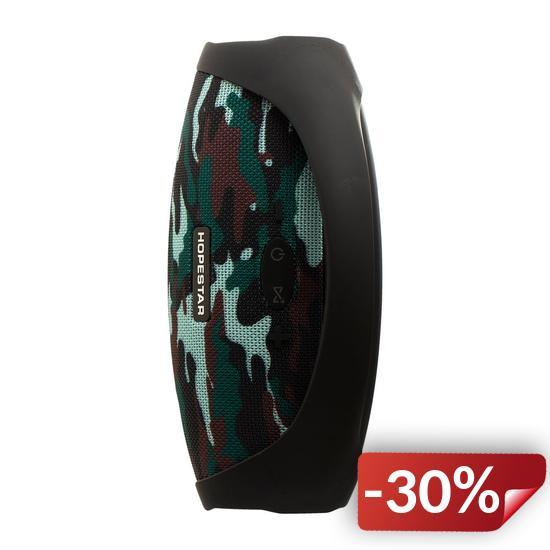 

Портативная Bluetooth колонка акустическая с ручкой Hopestar H32 Camouflage Original (H2549CO)