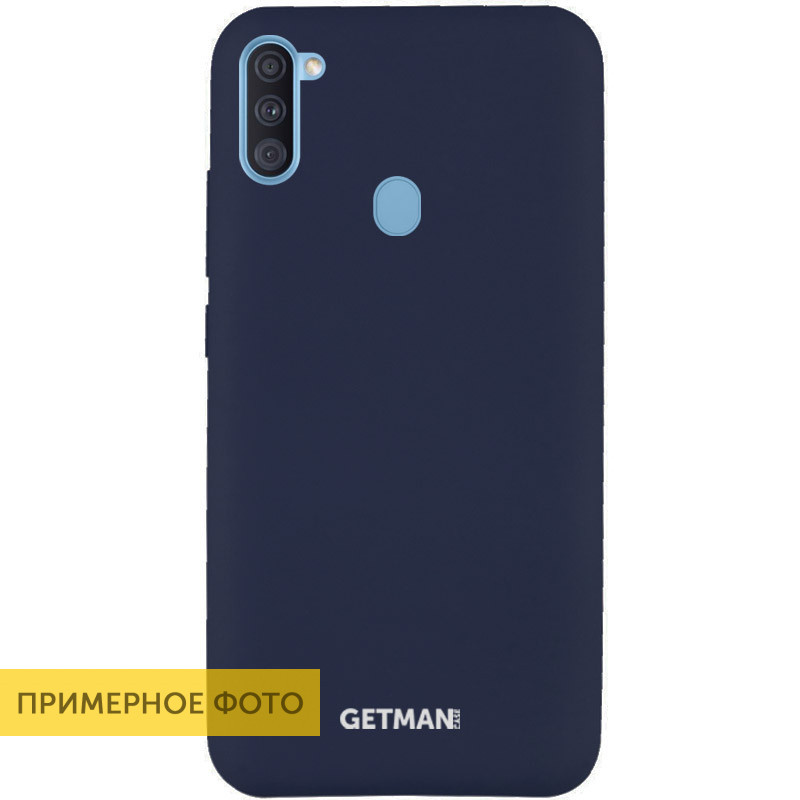 

Чехол Silicone Case GETMAN for Magnet для Apple iPhone 7 plus / 8 plus (5.5") Синий / Gray Cobalt