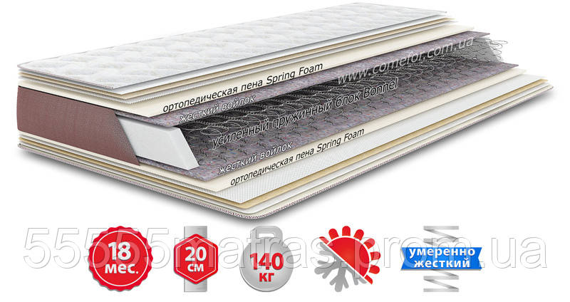

Ортопедический матрас Акцент 2+ 80х200 см. Come-for