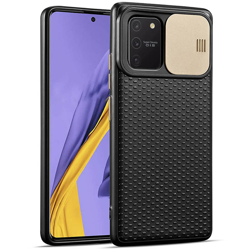 

Чехол Camshield Black TPU со шторкой защищающей камеру для Samsung Galaxy S10 Lite