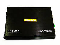 Автомобільний підсилювач звуку Roadstar K-1500.4 4-х канальний 2000W Black (4_00335), фото 1