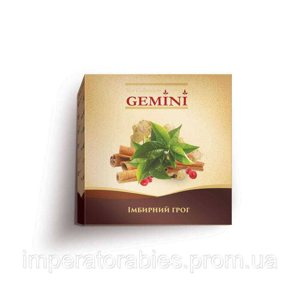 

Чай черный пакетированный Gemini Tea Collection Grand Pack Имбирный Грог 4 г х 20 пакетиков