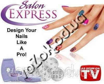 

Набор для росписи ногтей нейларта Salon Express Nail Art, Разные цвета