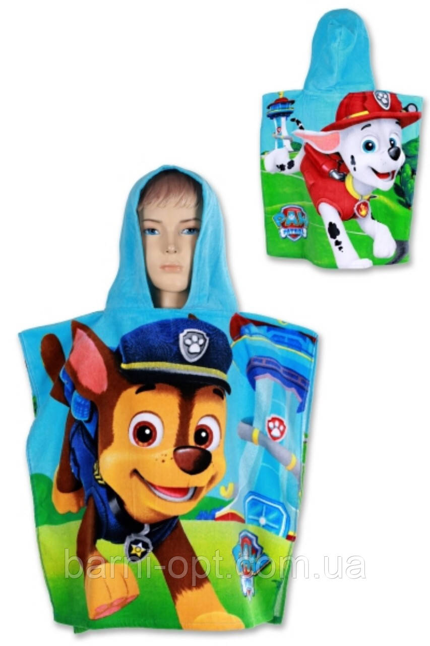 

Полотенце пончо детские оптом 50*110 , Disney