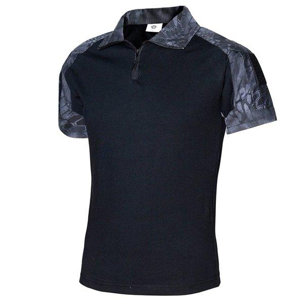 

Тактическая футболка с коротким рукавом ESDY A416 L мужская Черный Typhon КОД: 4251-12482