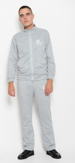 

Трикотажный спортивный костюм ISSA PLUS GN-04 S - XL (44-50) Серый M, Серый: светло-серый
