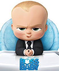 Наклейка на коробку-сюрприз Boss Baby / Бос Молокосос