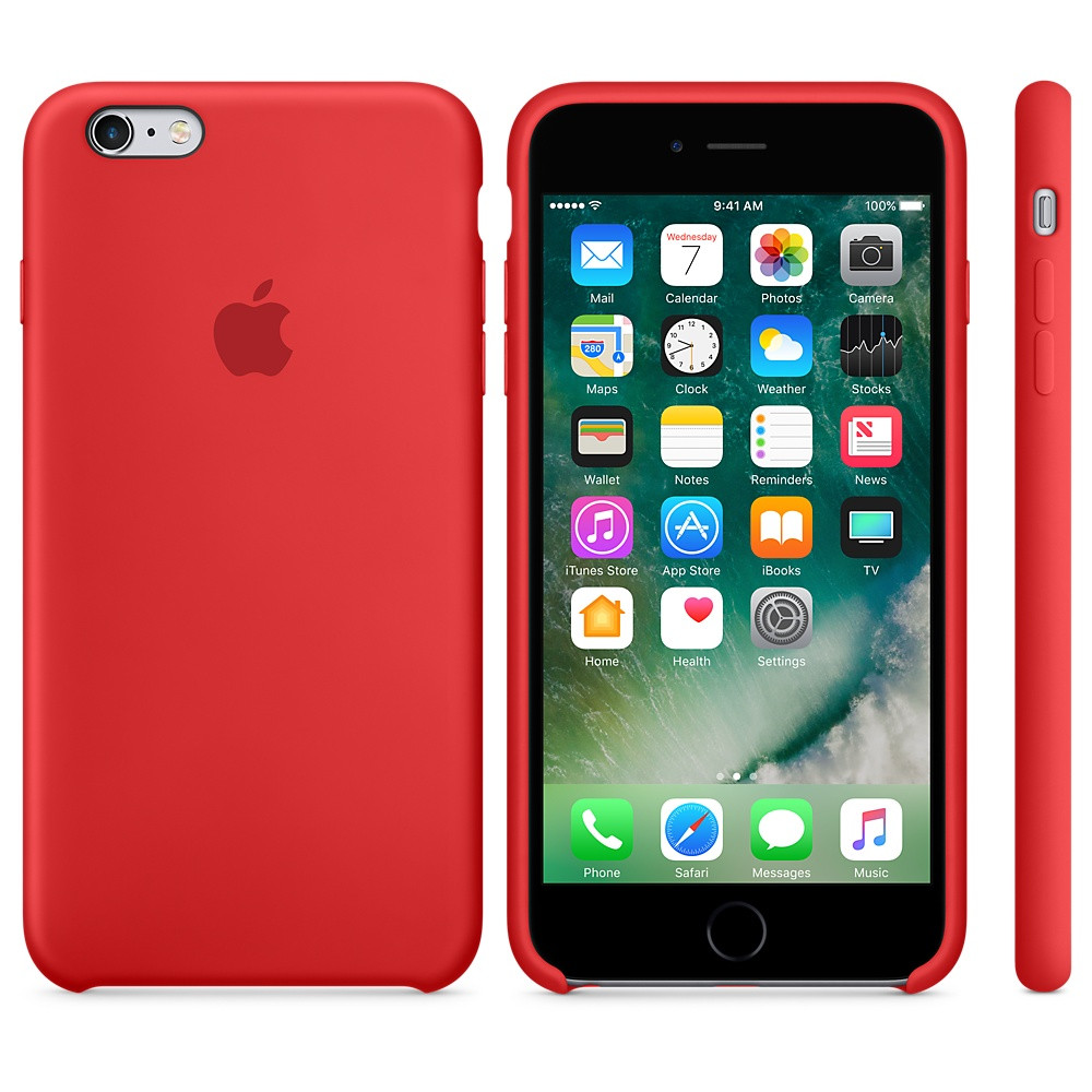 

Чехол Silicone Case iPhone 6 (red), Красный