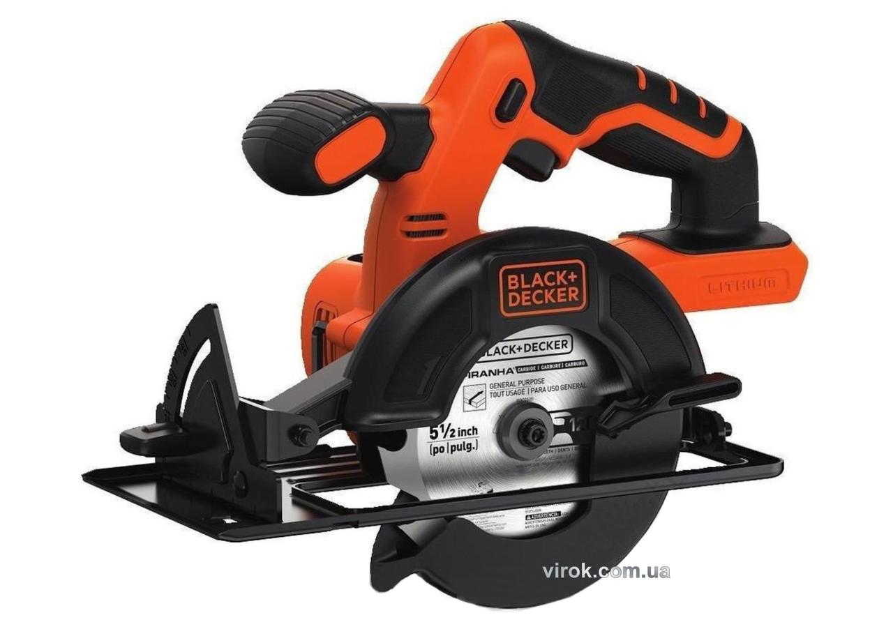 

Пила дискова акумуляторна Black+Decker Li-Ion 18 В 1.5 Агод диск 140 мм