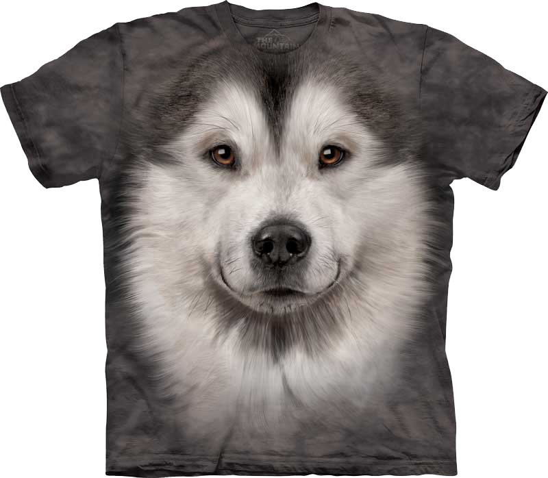 

Футболка The Mountain Alaskan Malamute Face 103592