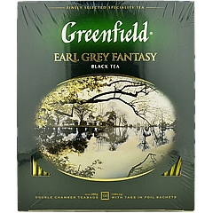 Чай Гринфилд Бергамот (Earl Grey Fantasy) черный(100шт) КОРОБКА, 9шт/ящ
