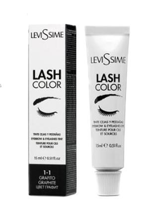 

LeviSsime Lash Color Graphite - Краска для бровей и ресниц №1.1 графит, 15 мл