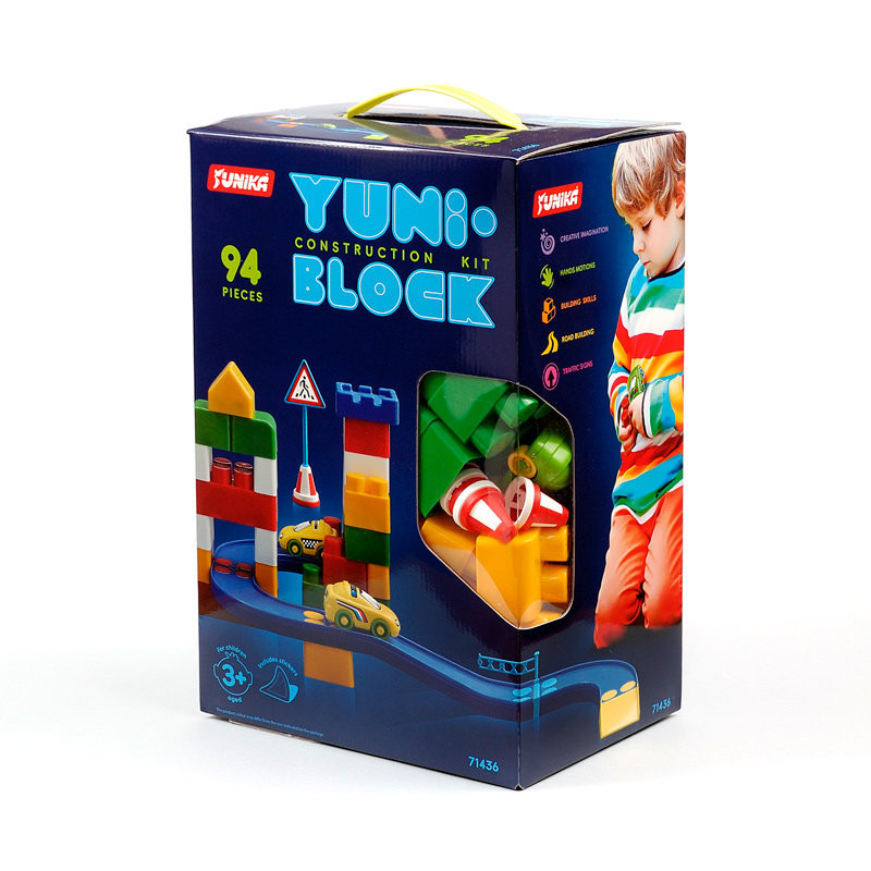 

Конструктор детский "YUNI-BLOK" 71436, 94 деталей, Разноцветный