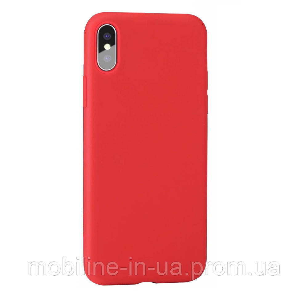 

Накладка Membrane Case iPhone XS Max red