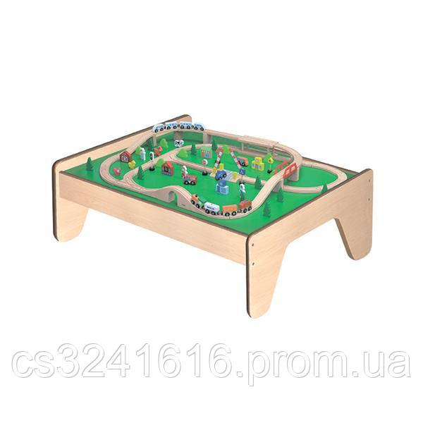 

Стол игровой Viga Toys для железных дорог (50284, Разноцветный