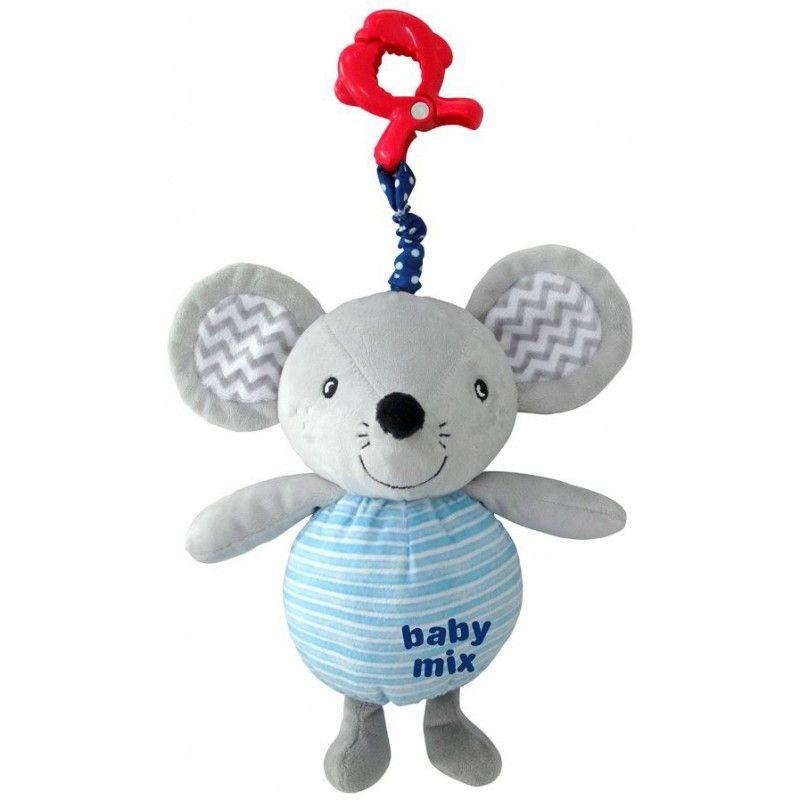 

Музыкальная игрушка - подвеска плюшевая Baby Mix Мышка P1218-EU00