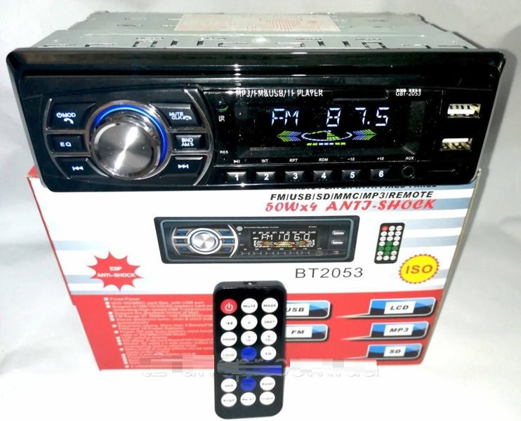 

Автомагнитола MP3 2053BT 2 USB