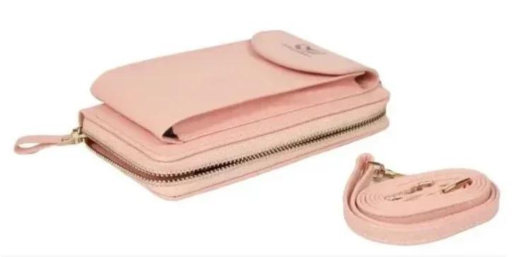 Женский кошелек Wallerry ZL8591, женский клатч, сумочка, кошелек, портмоне, копия Baellerry Розовый/Pink