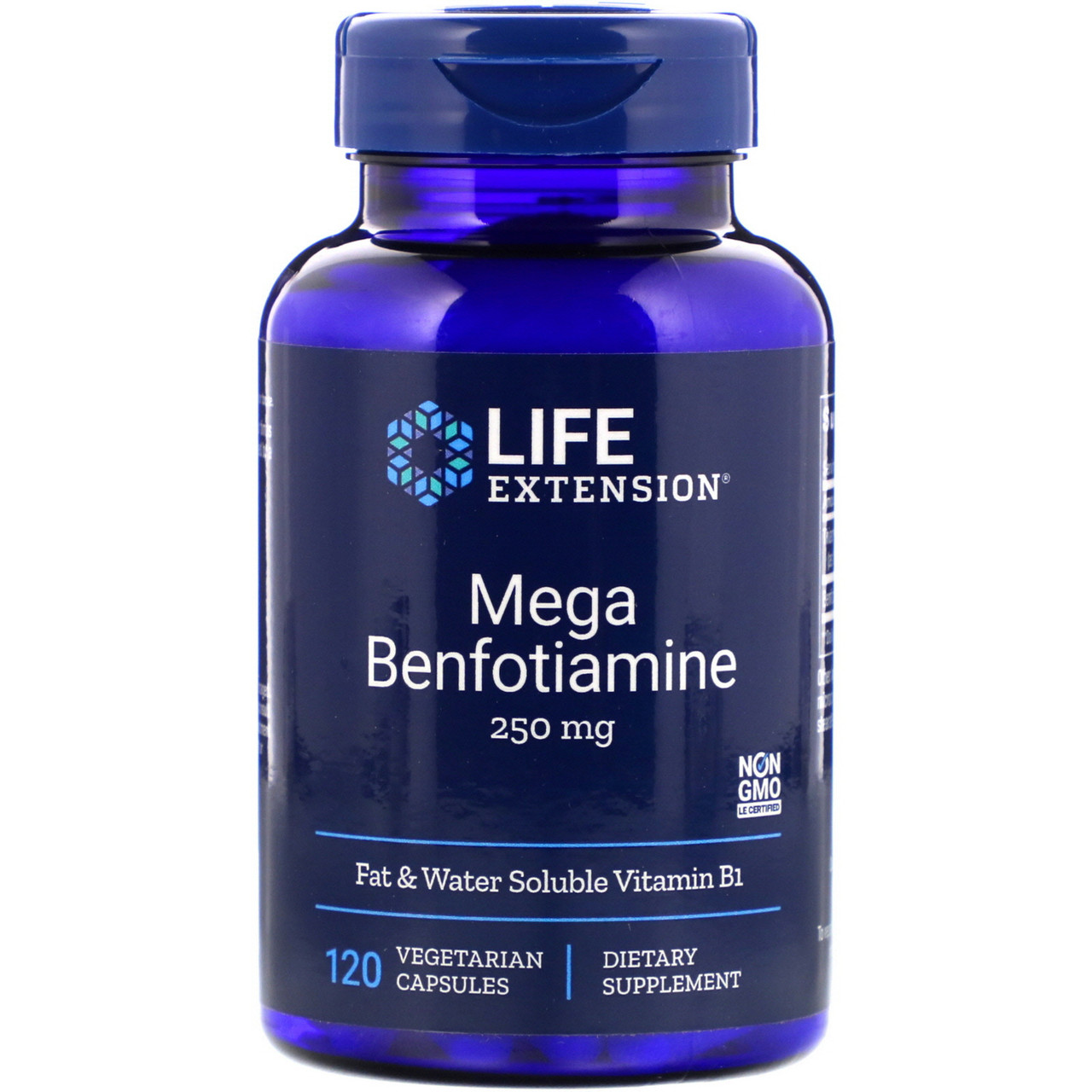 

Бенфотиамин Life Extension "Mega Benfotiamine" 250 мг (120 капсул)