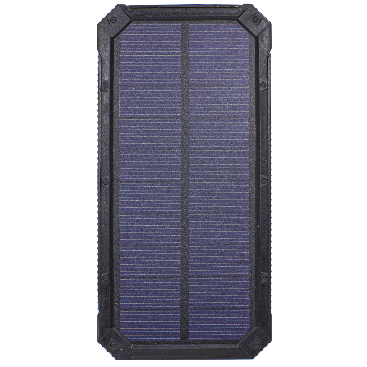 

Внешний аккумулятор Solar 20000 mAh Black Power Bank для зарядки смартфона и планшета с солнечной панелью