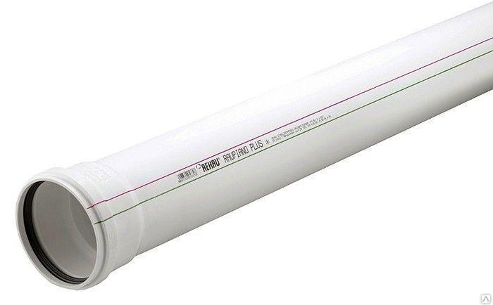 

Труба для бесшумной канализации Rehau Raupiano Plus DN 40, L 1000 мм, Бежевый