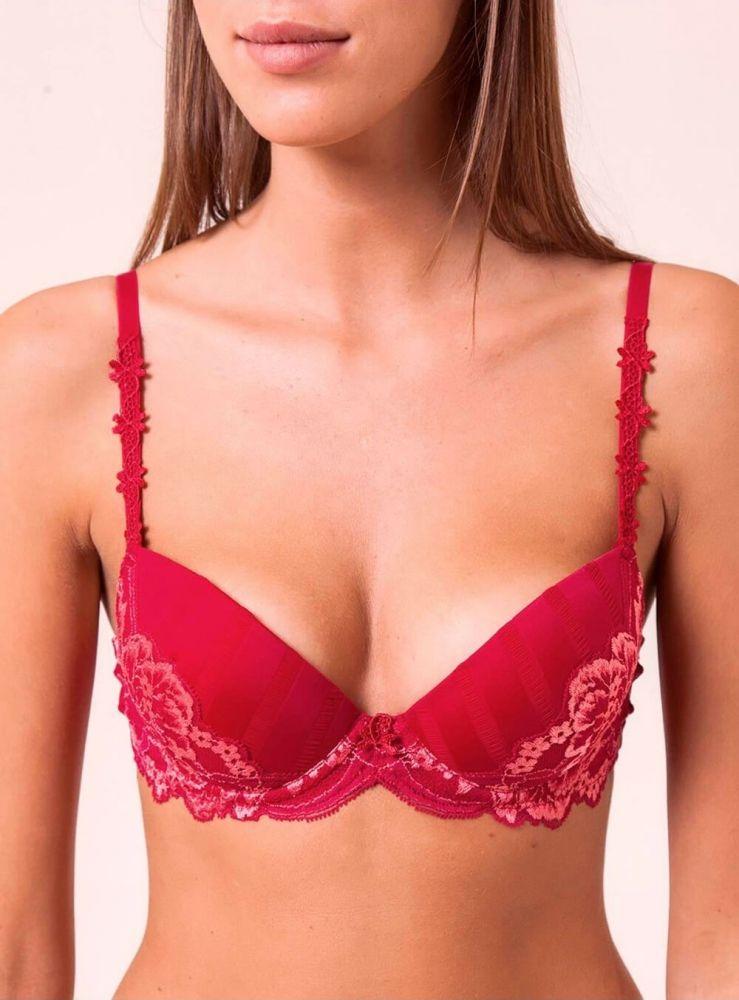 

Бюстгальтер Push-up Simone Perele 13R.340 красный 80C