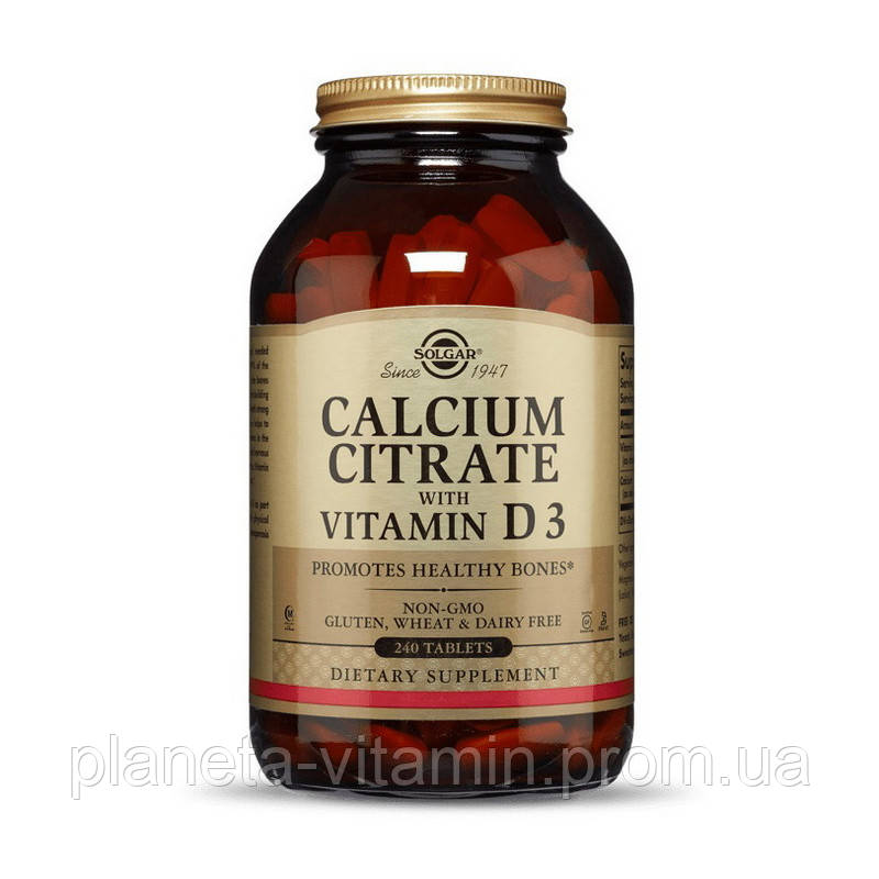 

Calcium Citrate with Vitamine D3 (240 tabs)