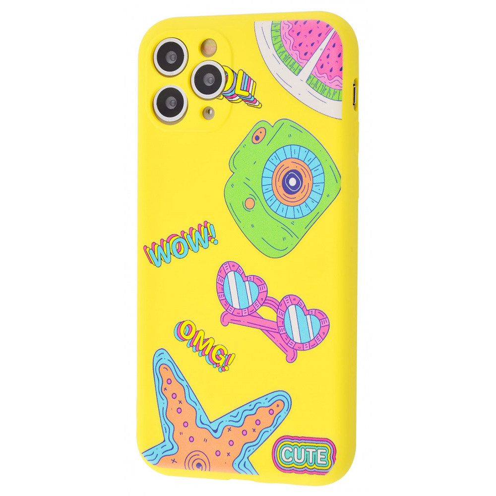 

Чехол накладка iPhone 11 Pro Max Wave Fancy Series Case (TPU) omg_wow_lol_yellow