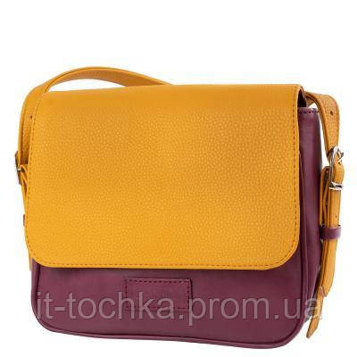 

Сумка женская laskara lk-10245-yellow-purple