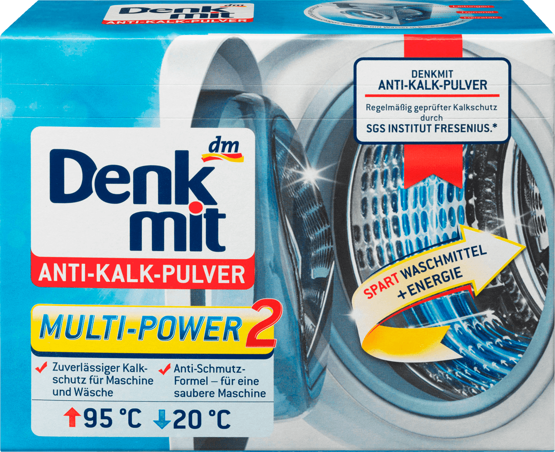 

Порошок Антикальк от накипи в стиральной машине,Denkmit Anti-Kalk-Pulver, 1,5 kg