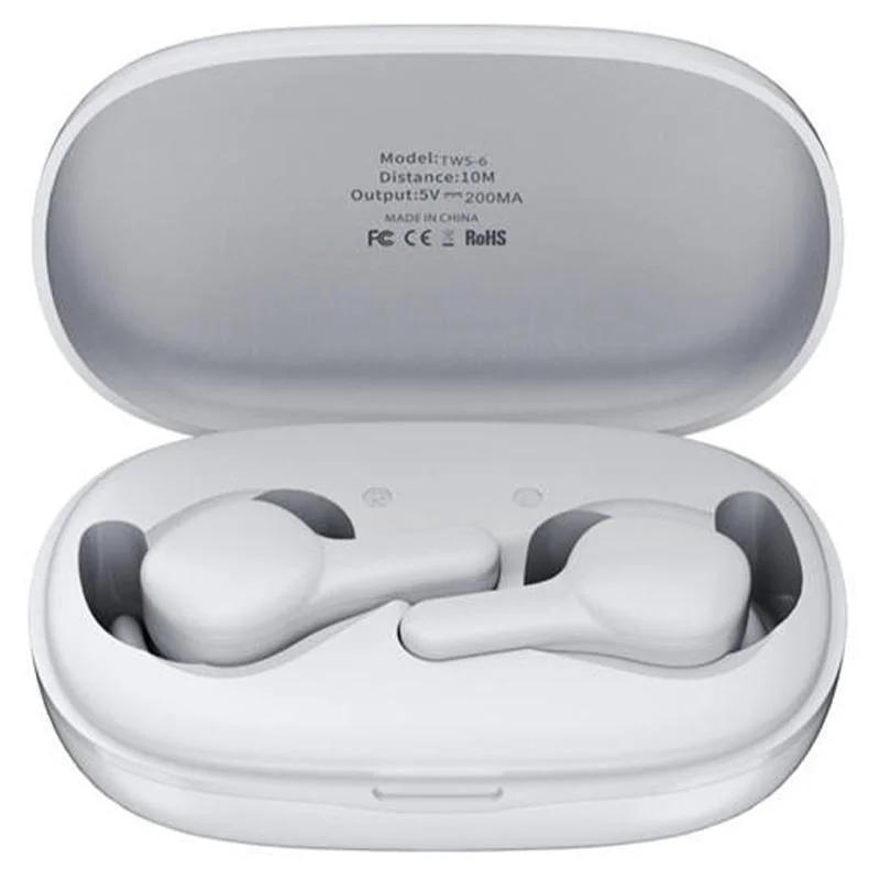 

Беспроводные Bluetooth наушники Remax TWS-6 White