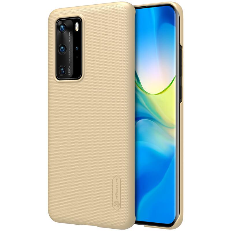 

Чехол Противоударная накладка Nillkin Matte NEW для Huawei P40 Pro Золотой