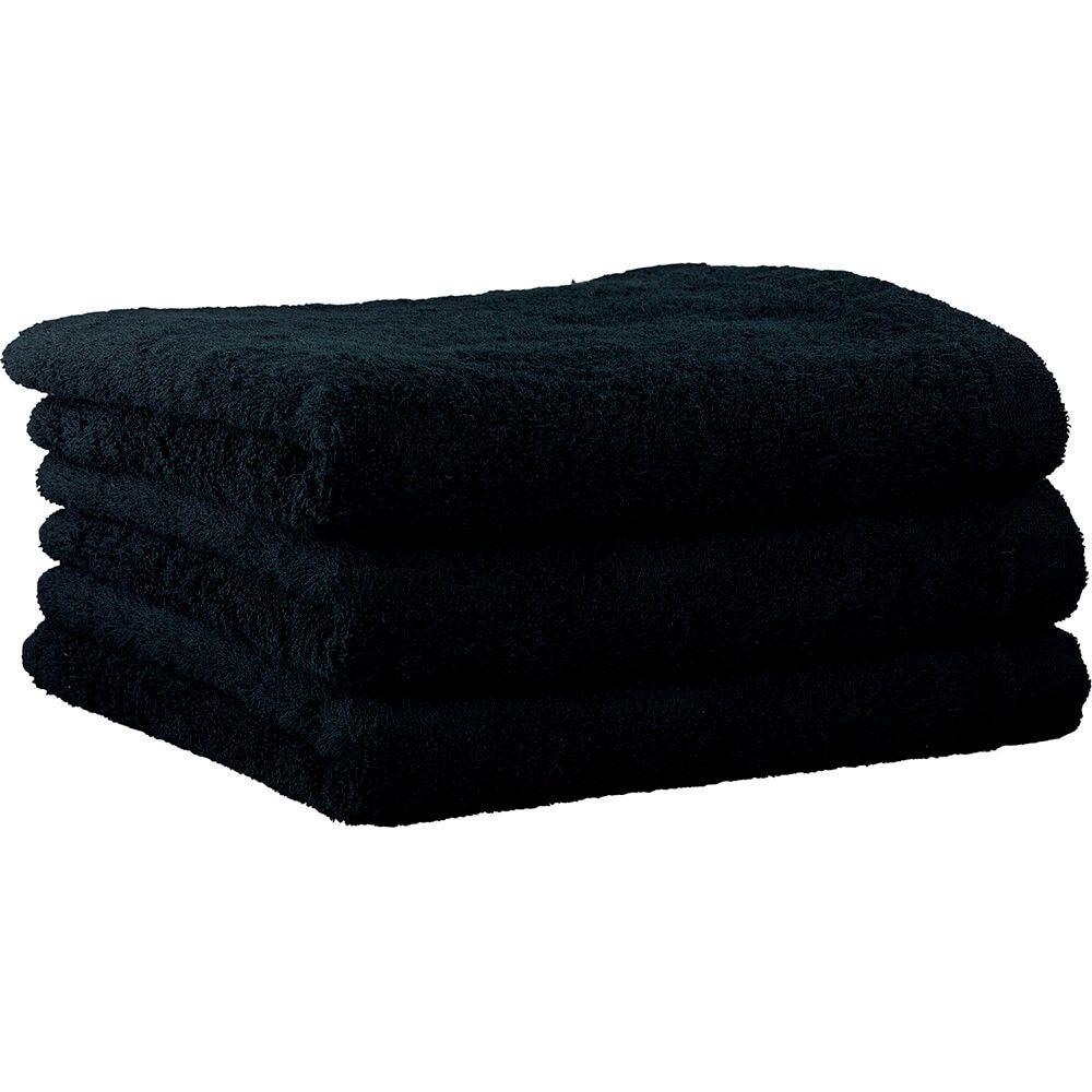 

Махровое полотенце Cawoe Life Style Uni 7007-901 schwarz 70х140